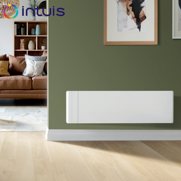 Radiateur à inertie Beladoo nativ M153415 1500 Watts Plinthe Blanc intuis