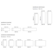 Radiateur electrique Vertical Fonte CHAMANE 1000W - INTUIS M119213