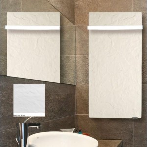 Sèche-serviettes TOUCH SILICIUM Natura Blanc 1300W Vertical - VALDEROMA NB13BLT