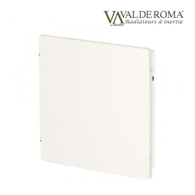 Radiateur à inertie TACTILO Carré Natura Noir 800W - Valderoma NN0800A