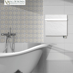 Sèche-serviette à inertie TACTILO Carré Natura Blanc 800W - Valderoma NB08BSA