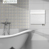 Sèche-serviette à inertie TACTILO Carré Natura Blanc 800W - Valderoma NB08BSA