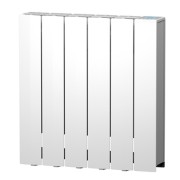 Radiateur électrique horizontal Blanc satiné AXINO 500W - INTUIS M142111