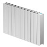 Radiateur électrique horizontal Blanc satiné AXINO 2000W - INTUIS M142117