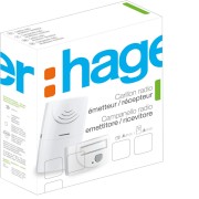 Pack carillon radio 230V 10 mélodies et flash - HAGER 53622