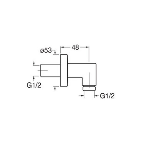 Prise d'eau laiton ronde vieux bronze Hydrothérapie - CRISTINA ONDYNA PD46392