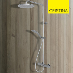 Colonne de douche thermostatique Chromé Prime - CRISTINA ONDYNA PE45851