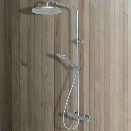 Colonne de douche thermostatique Chromé Prime - CRISTINA ONDYNA PE45851