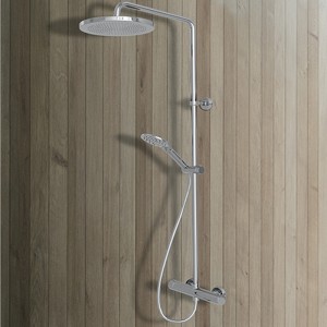 Colonne de douche thermostatique Chromé Prime - CRISTINA ONDYNA PE45851