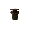Bonde de vidage clic-clac Simple-Rapid pour lavabo Noir bronze - TRES 24284010KMB 