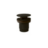 Bonde de vidage clic-clac Simple-Rapid pour lavabo Noir bronze - TRES 24284010KMB