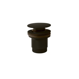 Bonde de vidage clic-clac Simple-Rapid pour lavabo Noir bronze - TRES 24284010KMB 