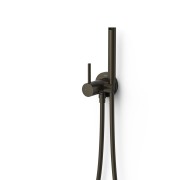 Mitigeur encastré avec douchette pour WC et bidet eau chaude et eau froide Noir bronze - TRES 134123KMB