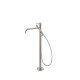 Mitigeur sur pied pour baignoire et douche1 colonne verticale Acier - TRES 26247005AC