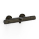 Robinet thermostatique mural pour baignoire et doucheSans accessoires Noir bronze - TRES 19017402KMB