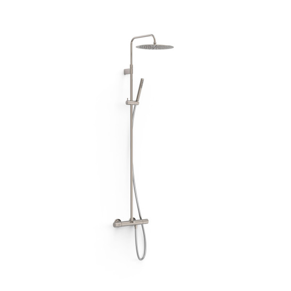 Barre de douche adaptable au robinet thermostatique mural Chrome - TRES  03463506 - Vita Habitat