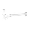 Siphon télescopique avec un trou pour lavabo Blanc mat - TRES 03463820BM