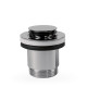 Bonde de vidage clic-clac Simple-Rapid pour lavabo Chrome - TRES 24284020