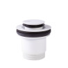 Bonde de vidage clic-clac Simple-Rapid pour lavabo Blanc mat - TRES 24284020BM 