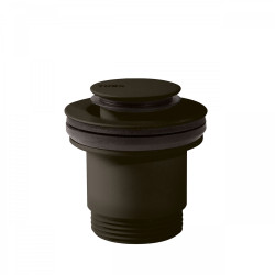 Bonde de vidage clic-clac Simple-Rapid pour lavabo Noir bronze - TRES 24284020KMB 