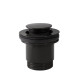 Bonde de vidage clic-clac Simple-Rapid pour lavabo Noir-chrome - TRES 24284020NE