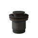 Bonde de vidage clic-clac Simple-Rapid pour lavabo Noir mat - TRES 24284020NM