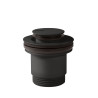 Bonde de vidage clic-clac Simple-Rapid pour lavabo Noir mat - TRES 24284020NM 