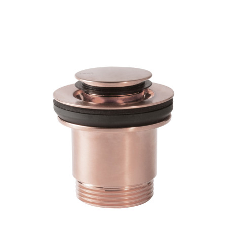 Bonde de vidage clic-clac Simple-Rapid pour lavabo Or Rose Mat 24K - TRES 24284020OPM 