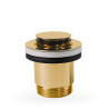 Bonde de vidage clic-clac Simple-Rapid pour lavabo Or 24K - TRES 24284020OR 