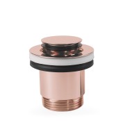 Bonde de vidage clic-clac Simple-Rapid pour lavabo Or Rose 24K - TRES 24284020OP 