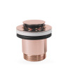 Bonde de vidage clic-clac Simple-Rapid pour lavabo Or Rose 24K - TRES 24284020OP 