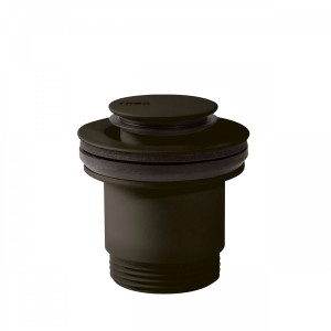 Bonde de vidage clic-clac Simple-Rapid pour lavabo Noir bronze - TRES 24284020KMB 