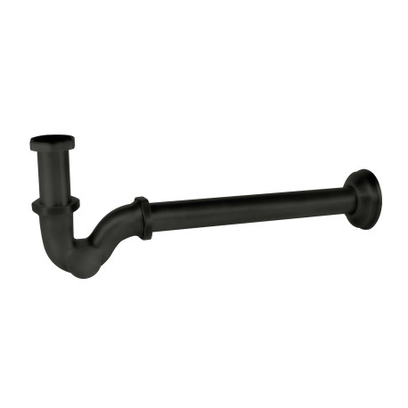 Siphon télescopique avec un trou pour lavabo Noir mat - TRES 03463820NM 