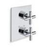 DOUCHE FACADE LAITON ENCASTREE EXECUTIVE THERMO 2 SORTIES CHROME - CRISTINA ONDYNA XV85251