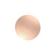 Pommeau de douche encastré au plafond Or Rose 24K - TRES 134940OP