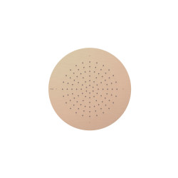 Pommeau de douche encastré au plafond Or Rose Mat 24K - TRES 134940OPM 