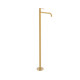 Mitigeur sur pied pour lavabo1 colonne verticale d’alimentation Or Mat 24K - TRES 26285305OM