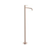 Mitigeur sur pied pour lavabo1 colonne verticale d’alimentation Or Rose 24K - TRES 26285305OP