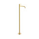 Mitigeur sur pied pour lavabo1 colonne verticale d’alimentation Or 24K - TRES 26285305OR