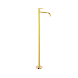 Mitigeur sur pied pour lavabo1 colonne verticale d’alimentation Or 24K - TRES 26285305OR 