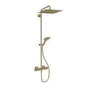 Colonne de douche thermostatique Or Brossé Tabula - CRISTINA ONDYNA QD44896P