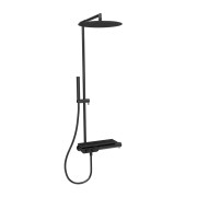 Colonne de douche thermostatique Chromé Noir Brossé Thermo Up - CRISTINA ONDYNA XT48875