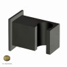 Support douchette carré mural Vieux Bronze - CRISTINA ONDYNA PD44892