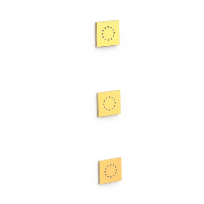 3 jets d’hydromassage encastrés Or 24K - TRES 13451501OR 