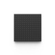 Pommeau de douche encastré au plafond Noir mat - TRES 13495101NM