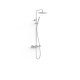Ensemble de robinet thermostatique mural à 2 voies pour douche Chrome - TRES 19039302
