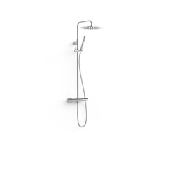 Ensemble de robinet thermostatique mural à 2 voies pour douche Chrome - TRES 19039302 