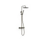 Ensemble de robinet thermostatique mural à 2 voies pour douche Noir bronze - TRES 19039302KMB