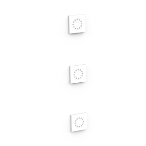 3 jets d’hydromassage encastrés Blanc mat - TRES 13451501BM 