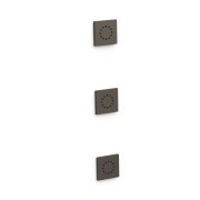 3 jets d’hydromassage encastrés Noir Métallisé - TRES 13451501KM 